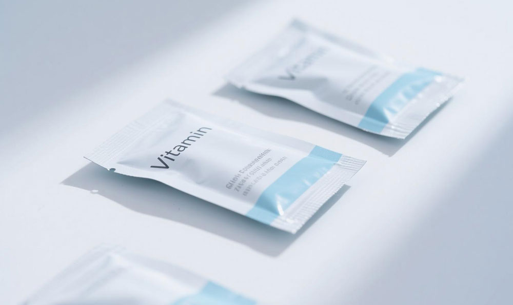 Emballage de suppl&eacute;ment de vitamines