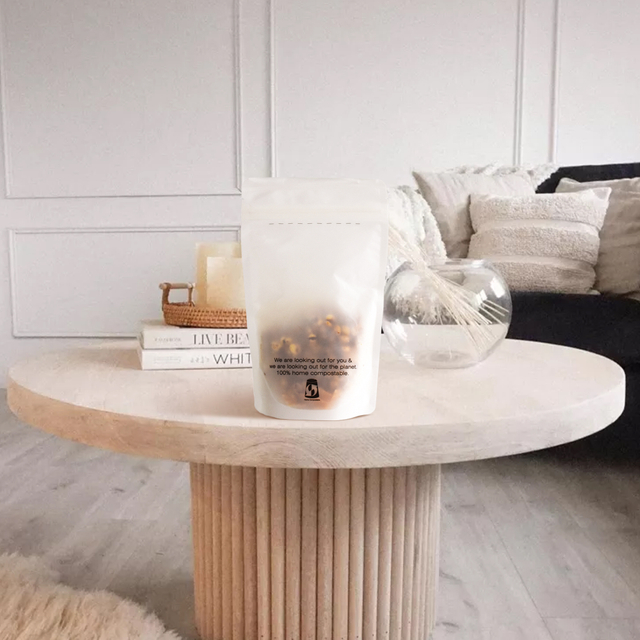 Sacs d'emballage alimentaire compostables Standup 100 durables de qualité alimentaire