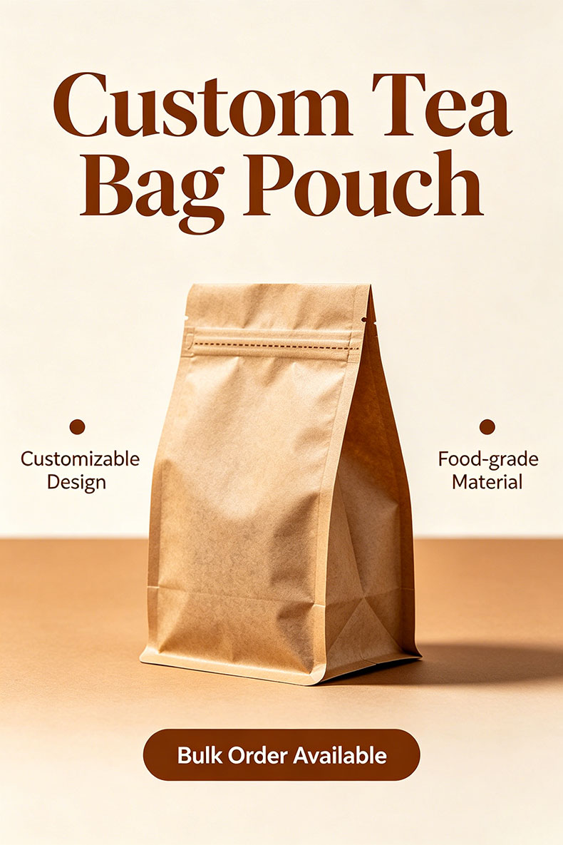 pochette sachet de th&eacute; personnalis&eacute;e