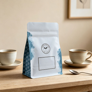 Pochette de sachet de thé en papier vide personnalisée en gros