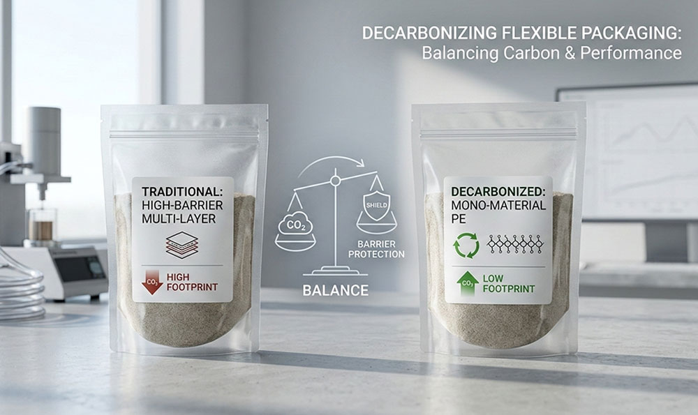 Emballages flexibles &agrave; r&eacute;duction de carbone