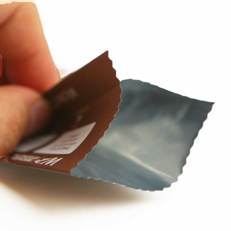 emballage de barre de chocolat scell&eacute; &agrave; froid
