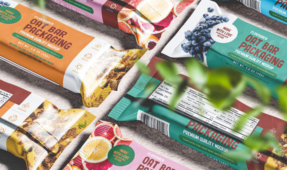 emballage flow wrap pour snack-bars