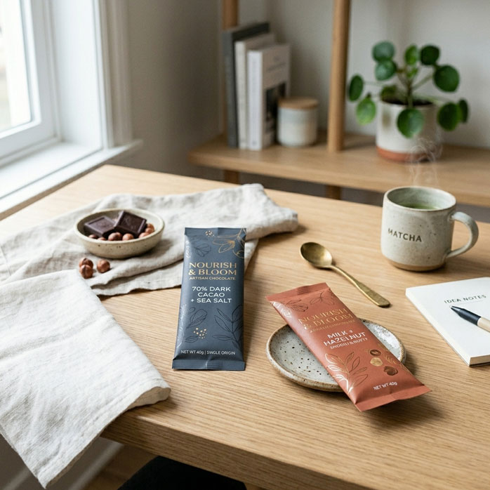 Meilleur emballage de barre de chocolat personnalisé et écologique