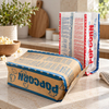 Sac de pop-corn en papier personnalisé sans PFAS pour micro-ondes