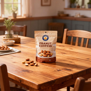 Emballage alimentaire en sachet compostable pour noix