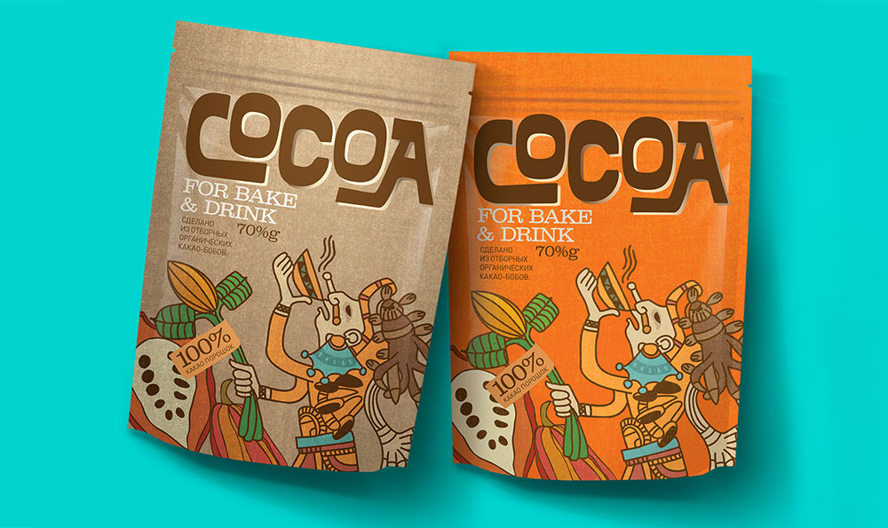 emballage en sachet de cacao