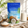 Sachets refermables imprimés personnalisés pour poudre de noix de coco biologique