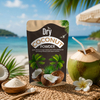 Sachets refermables imprimés personnalisés pour poudre de noix de coco biologique