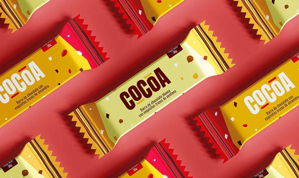 Film en rouleau pour barres de chocolat