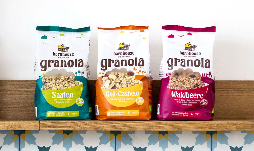 emballage de granola biologique