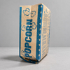 Sac de pop-corn en papier personnalisé sans PFAS pour micro-ondes