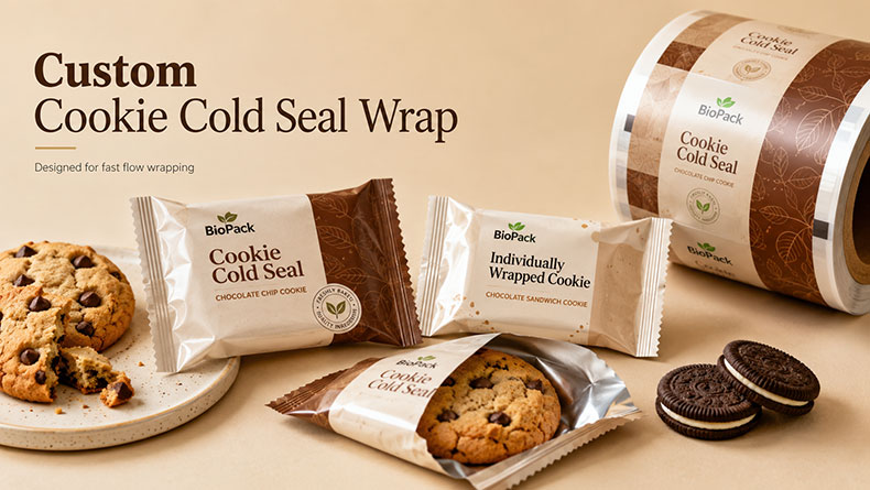 cookies personnalis&eacute;s emball&eacute;s individuellement