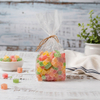 Sacs à gousset à fond plat transparents thermoscellables pour bonbons