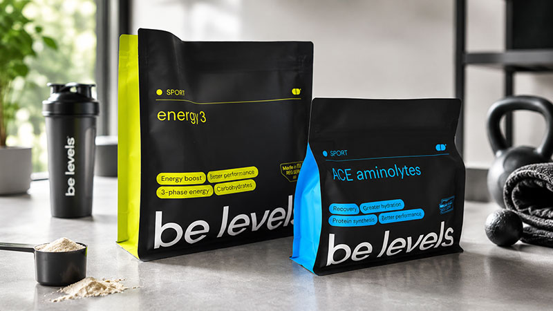 emballage en sachet de prot&eacute;ines de lactos&eacute;rum
