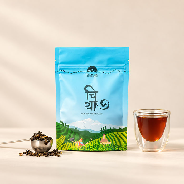 Sachets de thé debout compostables personnalisés 