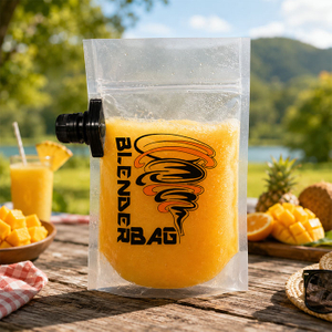 Sachets de smoothies protéinés recyclables avec bec verseur